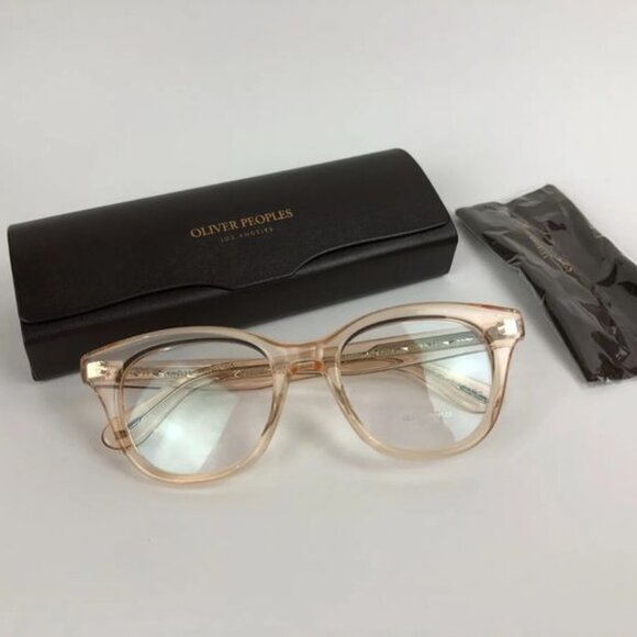 Oliver Peoples Netta 0OV5408U transparent light silk eyeglasses with case. New main image 6